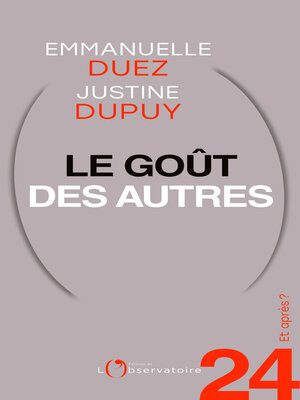 cover image of Et après ? #24 Le goût des autres